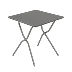 LaFuma Tavoli E Sedie Da Giardino O Terrazzo|Sconti Lafuma*Tavolo da giardino pieghevole BALCONY 70x70 cm LFM5357 CB Titane/Titane
