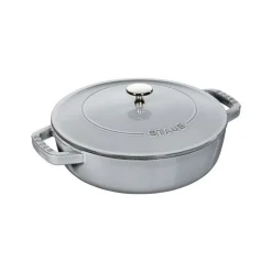Staub Pentole E Tegami*Tegame Chistera 24 cm Grigio Graphite in Ghisa