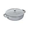 Staub Pentole E Tegami*Tegame Chistera 28 cm Grigio Graphite in Ghisa