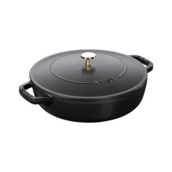Staub Pentole E Tegami*Tegame Chistera 28 cm Nero in Ghisa
