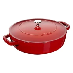 Staub Pentole E Tegami*Tegame Chistera 28 cm Rosso in Ghisa