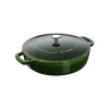 Staub Pentole E Tegami*Tegame Chistera 28 cm Verde Basilico in Ghisa