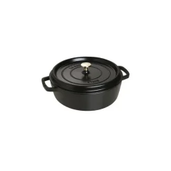 Staub Pentole E Tegami*Tegame Rotondo 26 cm Nero in Ghisa