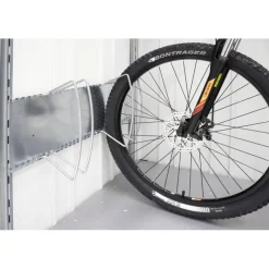 Biohort Portattrezzi In Acciaio|Bauli In Acciaio*Telaio Porta Bici Bike Holder per Maxibaule in Metallo STOREMAX 190