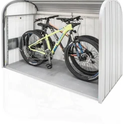 Biohort Portattrezzi In Acciaio|Bauli In Acciaio*Telaio Porta Bici Bike Holder per Maxibaule in Metallo STOREMAX 190