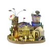 Lemax Edifici E Giostre In Movimento|Novità Lemax Spooky Town 2025*The Air & Space Novelties Hangar Museum con Alimentatore 4.5V Cod. 55301