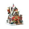 Lemax Edifici Illuminati|Novità Lemax Natale 2025*The Elf Service Sleigh & Sled Repair B/O 4.5V Cod. 55315