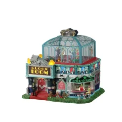 Lemax Edifici E Giostre In Movimento|Edifici E Giostre In Movimento*The Gloom Room Club con Alimentatore 4.5V Cod. 25847