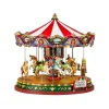 Lemax Edifici E Giostre In Movimento|Lemax Best Buy*The Grand Carousel con Alimentatore 4.5V Cod. 84349