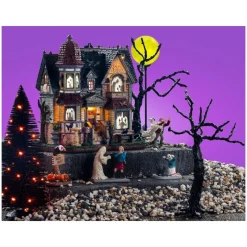 Lemax Set House|Novità Lemax Spooky Town 2025*The House Of Shadows Set con Alimentatore 4.5V Cod. 56661