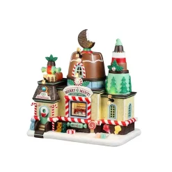 Lemax Edifici Illuminati|Novità Lemax Natale 2025*The Merry Mint! Sweet Shop B/O 4.5V Cod. 45286