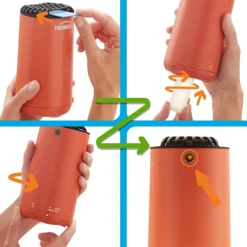 Thermacell Dispositivi Antizanzara Thermacell*MINI HALO Dispositivo Antizanzare colore Arancione Canyon