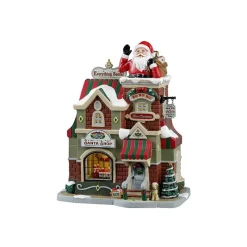 Lemax Edifici Illuminati*The Santa Shop con Alimentatore Cod. 35039
