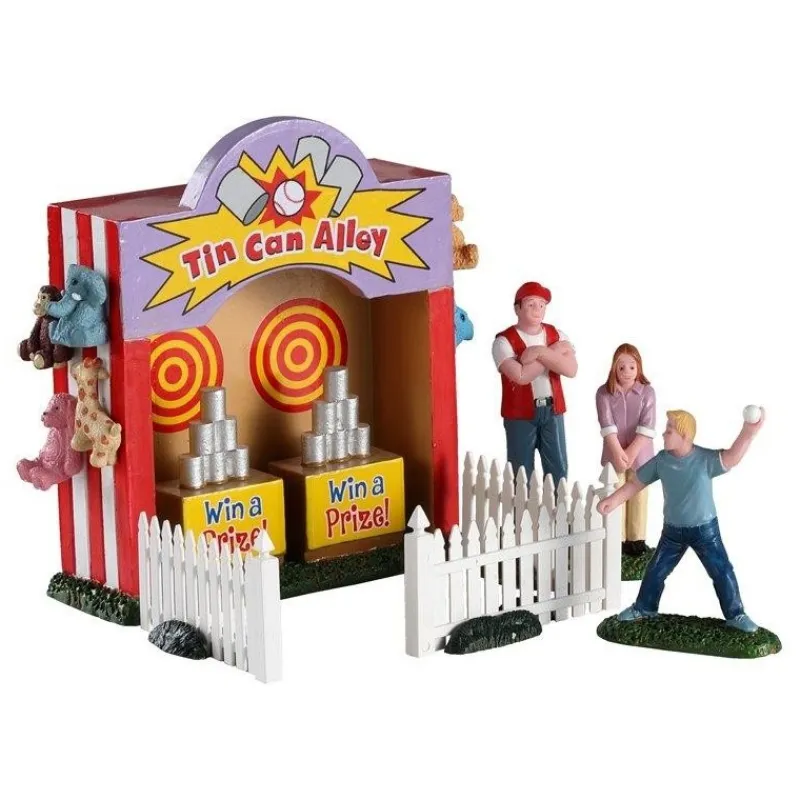 Lemax Scene Natalizie*Tin Can Alley Set of 7 Cod. 93429