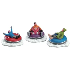 Lemax Scene Natalizie*Tubing Family Set of 3 Cod. 73305