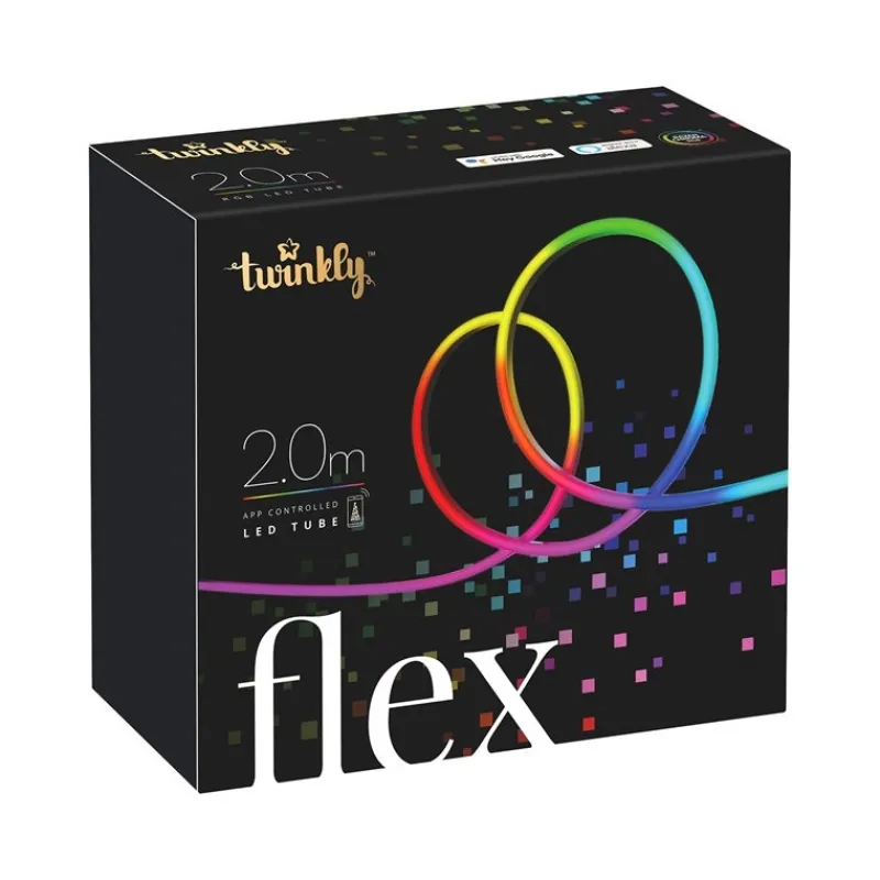 Twinkly Twinkly Home|Luci Di Natale*FLEX Tubo Flessibile 2 m 192 Led RGB BT + WiFi