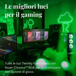 Twinkly Twinkly Home|Luci Di Natale*FLEX Tubo Flessibile 2 m 192 Led RGB BT + WiFi
