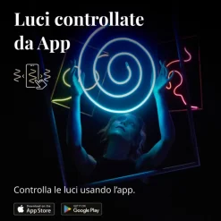 Twinkly Twinkly Home|Luci Di Natale*FLEX Tubo Flessibile 2 m 192 Led RGB BT + WiFi