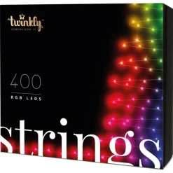 Twinkly Twinkly Strings|Luci Di Natale*STRINGS Luci di Natale Smart 400 Led RGB II Generazione
