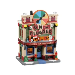 Lemax Prodotti Fuori Catalogo|Edifici Illuminati*Unplugged Games B/O 4.5V Cod. 25894