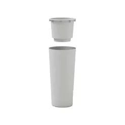 Veca Vasi Tondi Ad Alta Densita'|Vasi Tondi In Plastica*Vaso Clou Tondo con cache-pot