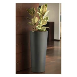 Veca Vasi Tondi Ad Alta Densita'|Vasi Tondi In Plastica*Vaso Clou Tondo con cache-pot