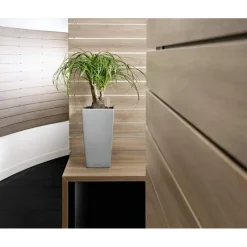 Lechuza Premium Collection|Vasi Quadrati In Resina*Vaso Cubico Premium 22 Set Completo