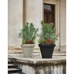 Teraplast Vasi In Resina Cotto Toscano|Vasi Tondi In Resina*Vaso Festonato