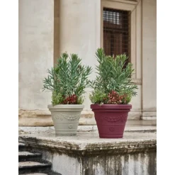 Teraplast Vasi In Resina Cotto Toscano|Vasi Tondi In Resina*Vaso Festonato