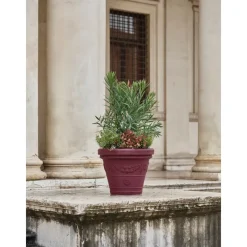 Teraplast Vasi In Resina Cotto Toscano|Vasi Tondi In Resina*Vaso Festonato