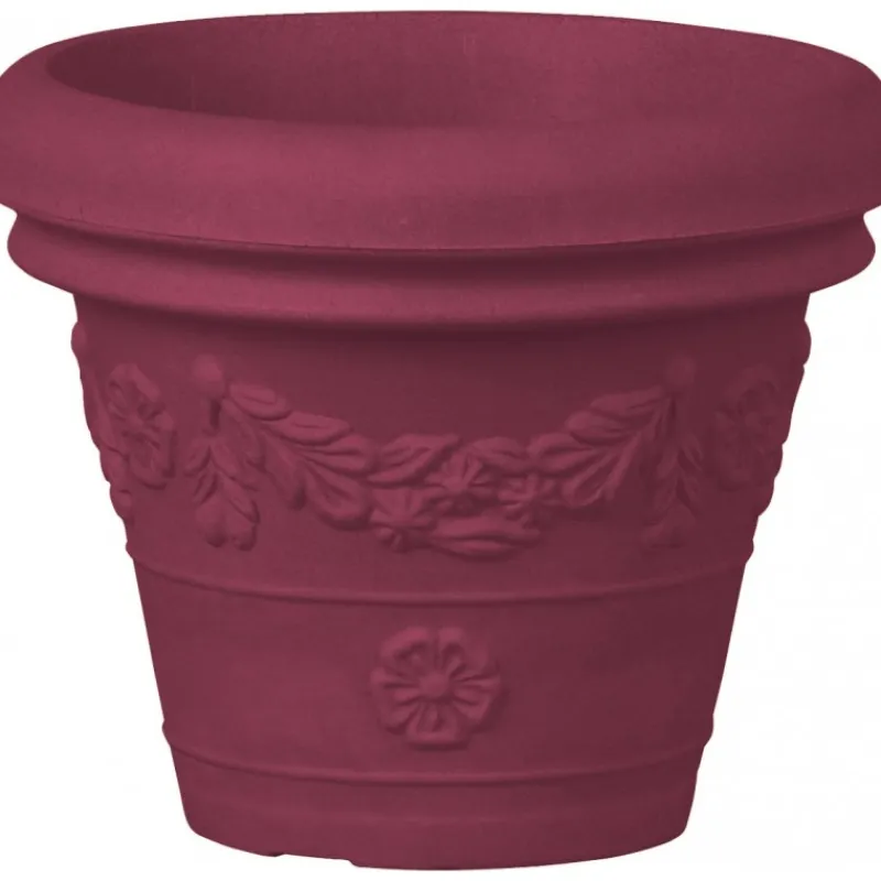 Teraplast Vasi In Resina Cotto Toscano|Vasi Tondi In Resina*Vaso Festonato