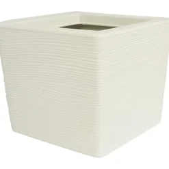 Vasar Vasi Quadrati In Resina|Vasi In Resina*Vaso Shabby Cubo Rigato