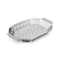 Weber Accessori Multiuso Weber|Accessori Bbq A Gas Weber*Vassoio Piccolo per Verdure in Acciaio Inox Original Cod. 6677