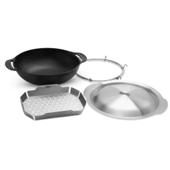 Weber Accessori Gourmet System Weber*Crafted - Wok con cestello per cottura a vapore Cod. 7607