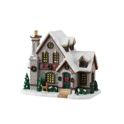 Lemax Edifici Illuminati*White Christmas con Alimentatore Cod. 45235
