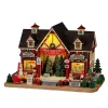 Lemax Edifici Illuminati*Winterfest Arts & Crafts Show, With 4.5V Adap Cod. 25865