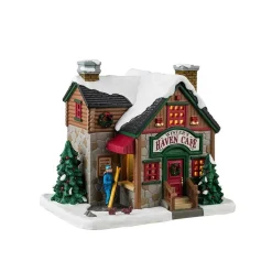 Lemax Edifici Illuminati*Winter's Haven Cafe' con Alimentatore Cod. 45232