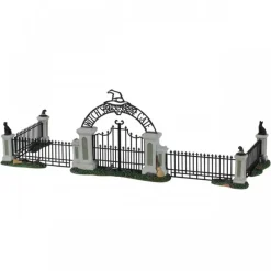 Lemax Accessori|Accessori*Witch Gate Set Of 5 Cod. 14857