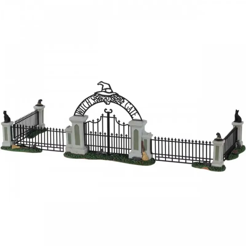 Lemax Accessori|Accessori*Witch Gate Set Of 5 Cod. 14857