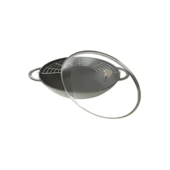 Staub Wok E Tajine*Wok 37 cm Nero in Ghisa