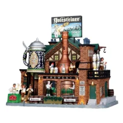 Lemax Edifici E Giostre In Movimento|Lemax Best Buy*Yulesteiner Brewery con Alimentatore 4.5V Cod. 5073